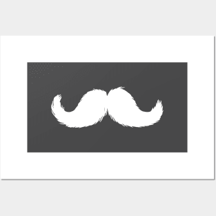 Movember White Posters and Art